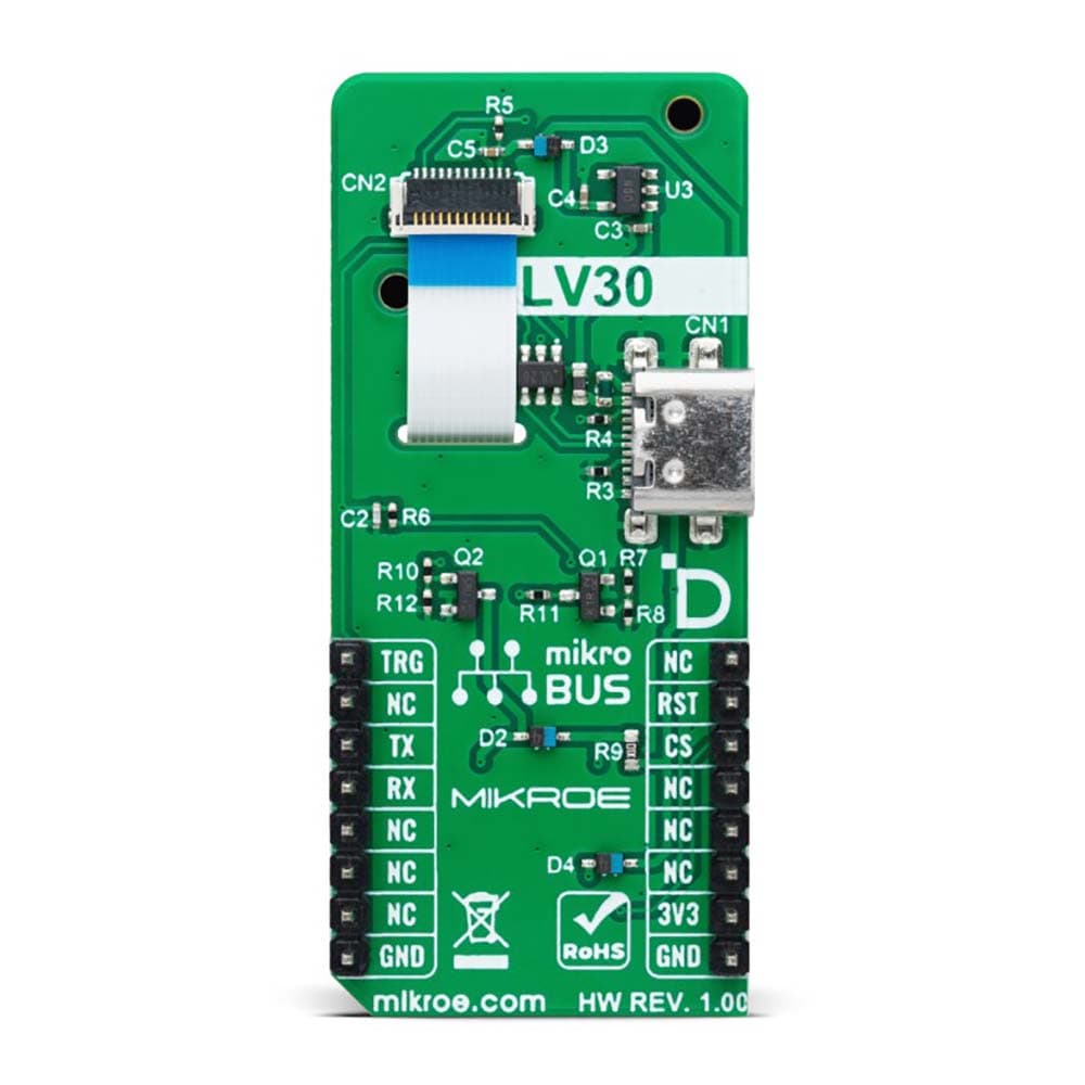 Mikroelektronika d.o.o. MIKROE-6130 Barcode 3 Click Board™ Barcode Scanner - The Debug Store UK