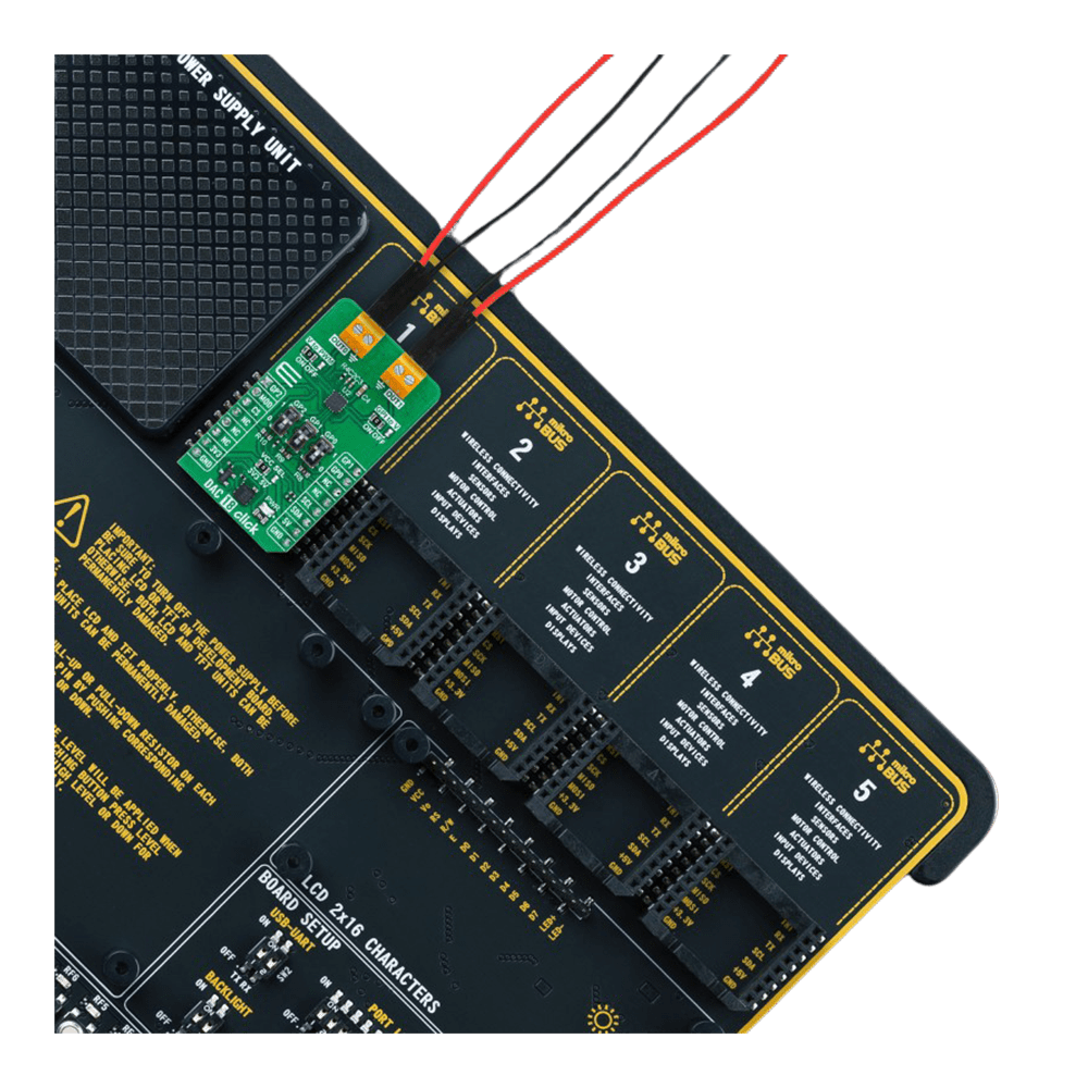 DAC 18 Click Board™ - 10-bit Smart DAC for PWM Signal Conversion