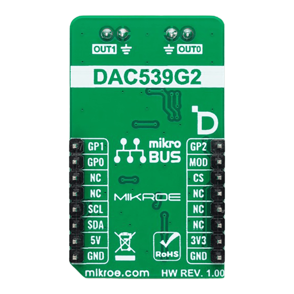 DAC 18 Click Board™ - 10-bit Smart DAC for PWM Signal Conversion