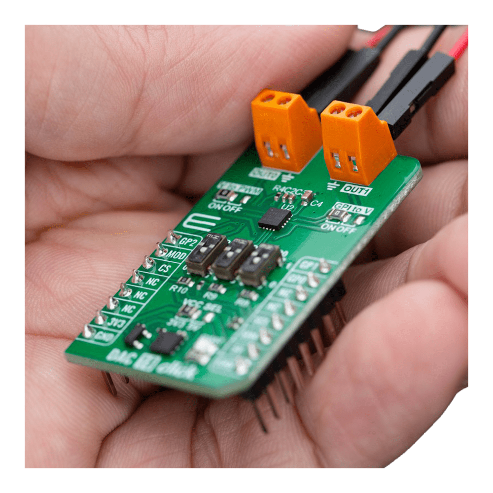 DAC 18 Click Board™ - 10-bit Smart DAC for PWM Signal Conversion