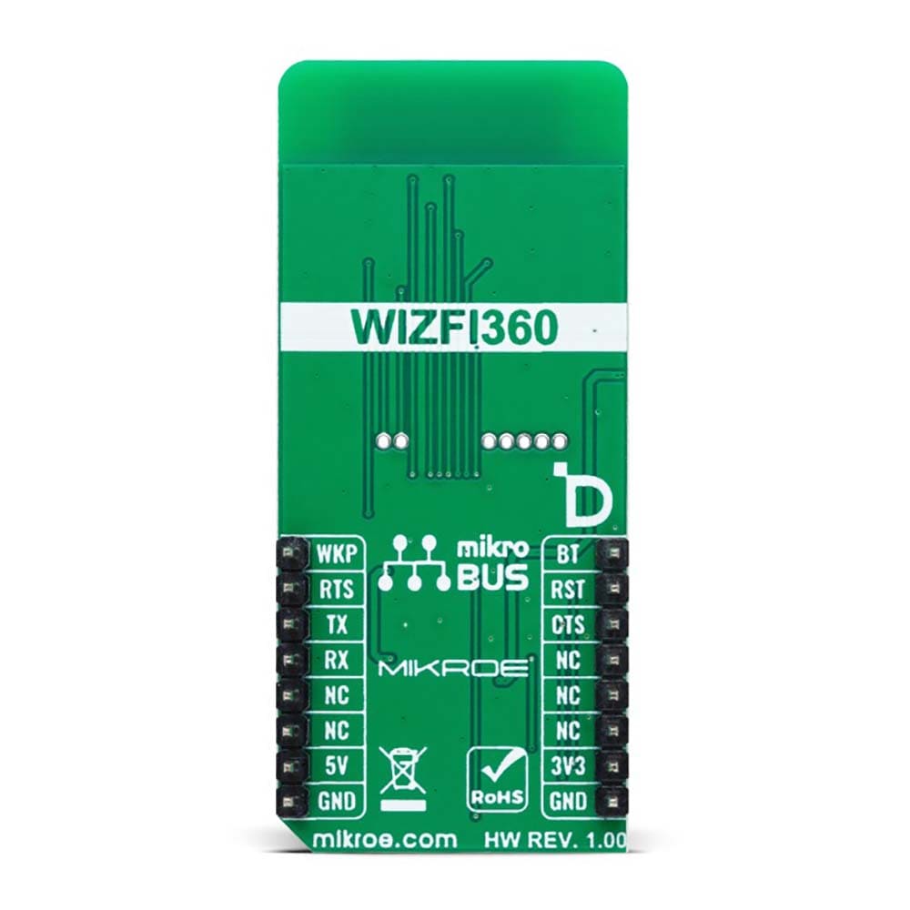 Mikroelektronika d.o.o. MIKROE-6153 WIZFI360 Click Board™ WiFi Connectivity Using WIZnet - The Debug Store UK