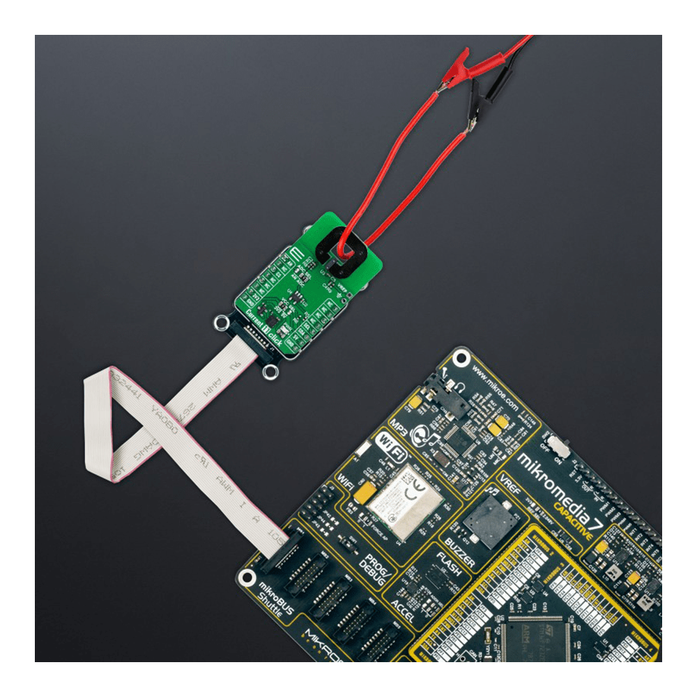 Mikroelektronika d.o.o. MIKROE-6166 Current 11 Click Board - High-Side Current Sensor Board - The Debug Store UK