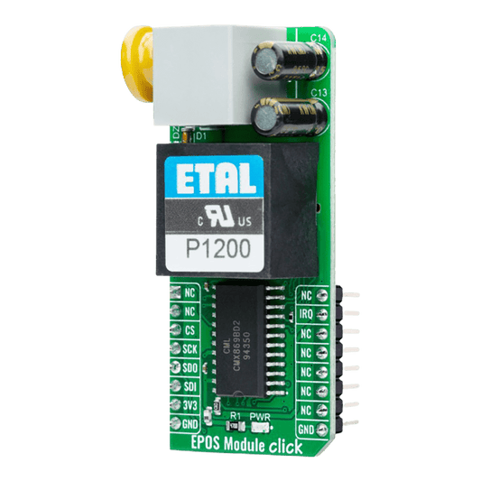 Mikroelektronika d.o.o. MIKROE-6170 EPOS Module Click Board™ - Low-Power Modem for EPOS Terminals and Telephone Systems - The Debug Store UK