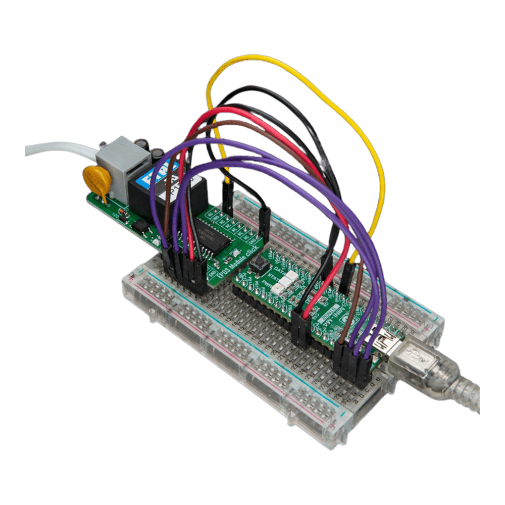 Mikroelektronika d.o.o. MIKROE-6170 EPOS Module Click Board™ - Low-Power Modem for EPOS Terminals and Telephone Systems - The Debug Store UK