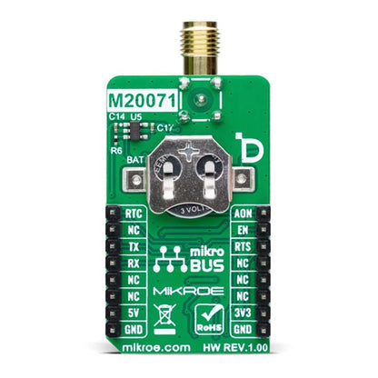 Mikroelektronika d.o.o. MIKROE-6176 GNSS 17 Click Board - Global Navigation and Positioning - The Debug Store UK