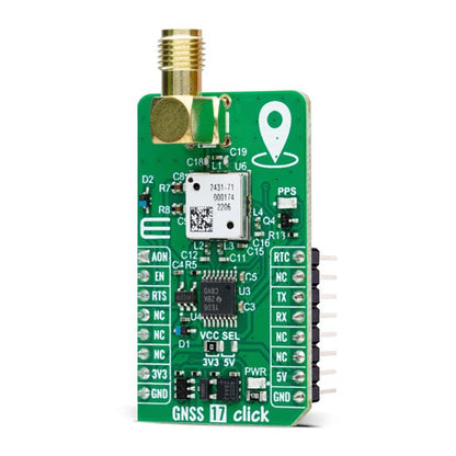 Mikroelektronika d.o.o. MIKROE-6176 GNSS 17 Click Board - Global Navigation and Positioning - The Debug Store UK