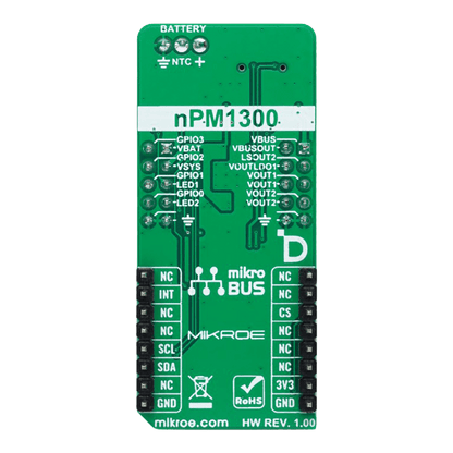 Mikroelektronika d.o.o. MIKROE-6201 PMIC Click Board - Power Management IC Development Board - The Debug Store UK