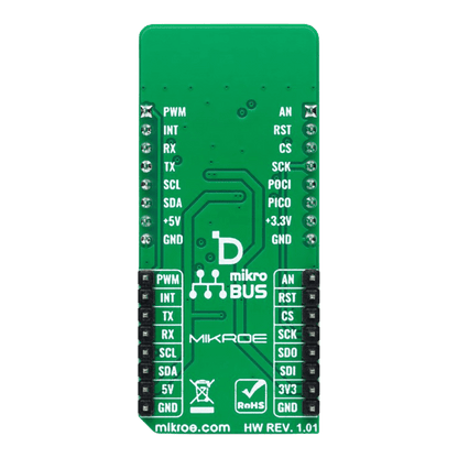 Mikroelektronika d.o.o. MIKROE-6202 Power Monitor 2 Click Board™ - Dual-Rail Power Monitoring for Embedded Systems - The Debug Store UK