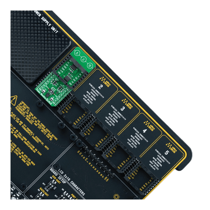 Mikroelektronika d.o.o. MIKROE-6202 Power Monitor 2 Click Board™ - Dual-Rail Power Monitoring for Embedded Systems - The Debug Store UK