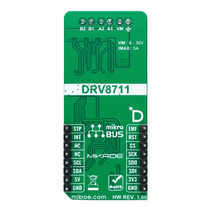 Mikroelektronika d.o.o. MIKROE-6206 Stepper 22 Click Board™ - Precision Motor Control for Automation and Robotics - The Debug Store UK