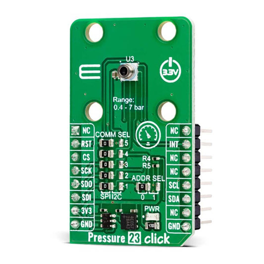 Mikroelektronika d.o.o. MIKROE-6207 Pressure 23 - O7BA Click Board - The Debug Store UK