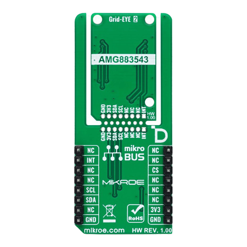 Mikroelektronika d.o.o. MIKROE-6208 Grid-EYE 2 Click Board™ - The Debug Store UK