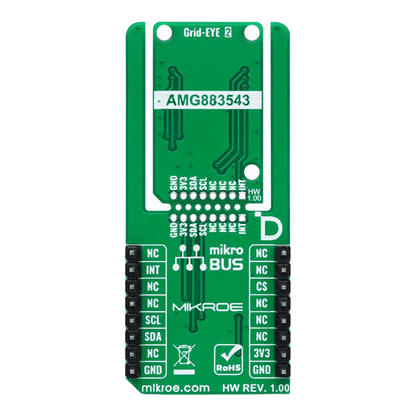 Mikroelektronika d.o.o. MIKROE-6208 Grid-EYE 2 Click Board™ - The Debug Store UK