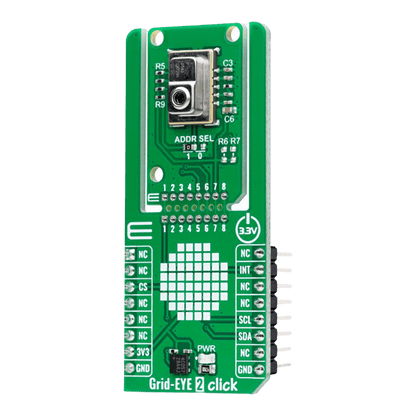 Mikroelektronika d.o.o. MIKROE-6208 Grid-EYE 2 Click Board™ - The Debug Store UK