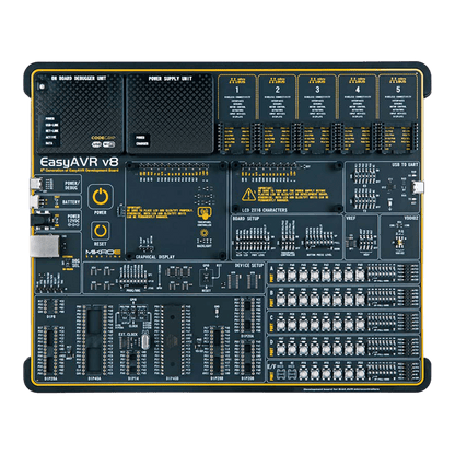 Mikroelektronika d.o.o. MIKROE-6232 EasyAVR v8 Development Board - The Debug Store UK