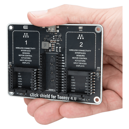 Mikroelektronika d.o.o. MIKROE-6234 Click Shield for Teensy 4.0 - The Debug Store UK