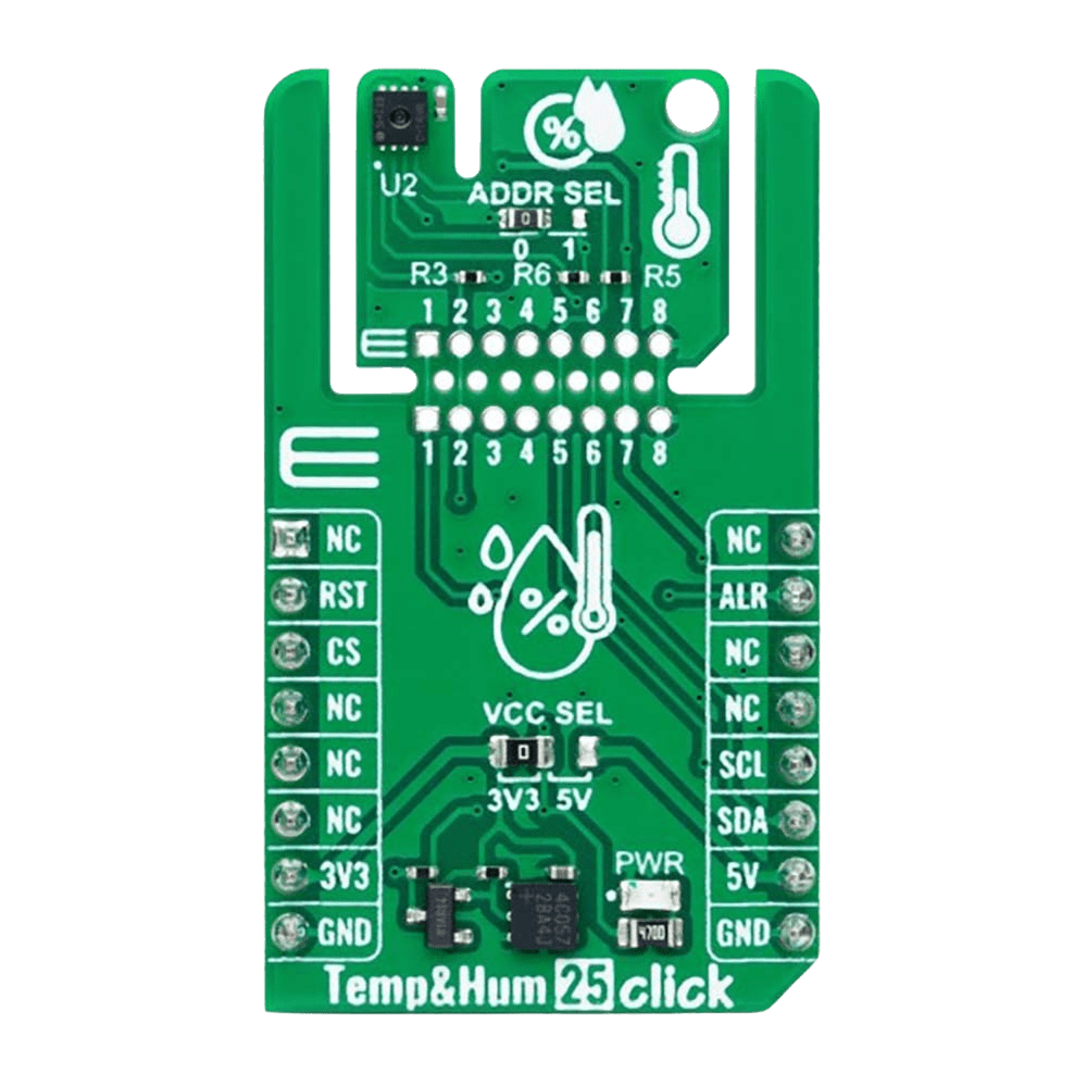 Mikroelektronika d.o.o. MIKROE-6241 Temp&Hum 25 Click Board - The Debug Store UK