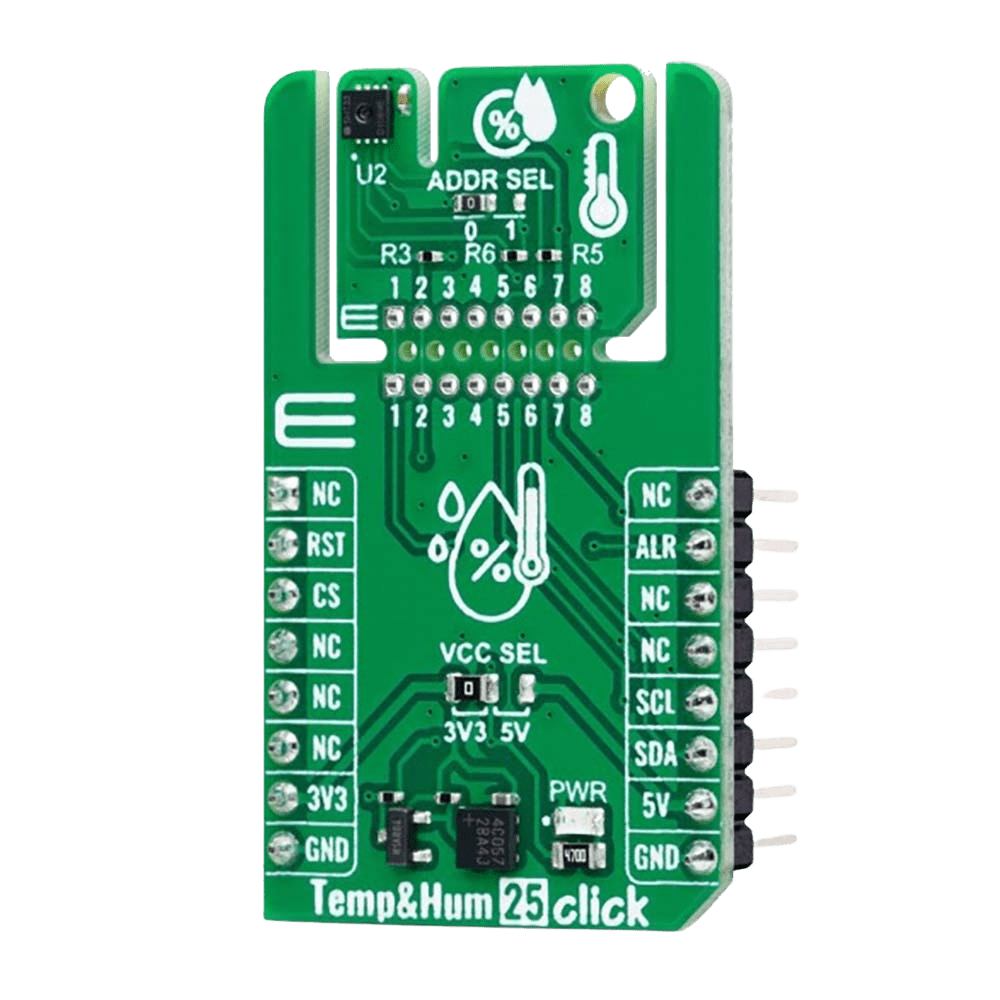 Mikroelektronika d.o.o. MIKROE-6241 Temp&Hum 25 Click Board - The Debug Store UK