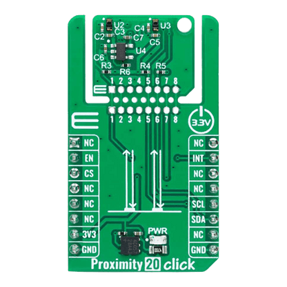 Mikroelektronika d.o.o. MIKROE-6243 Proximity 20 Click Board - The Debug Store UK