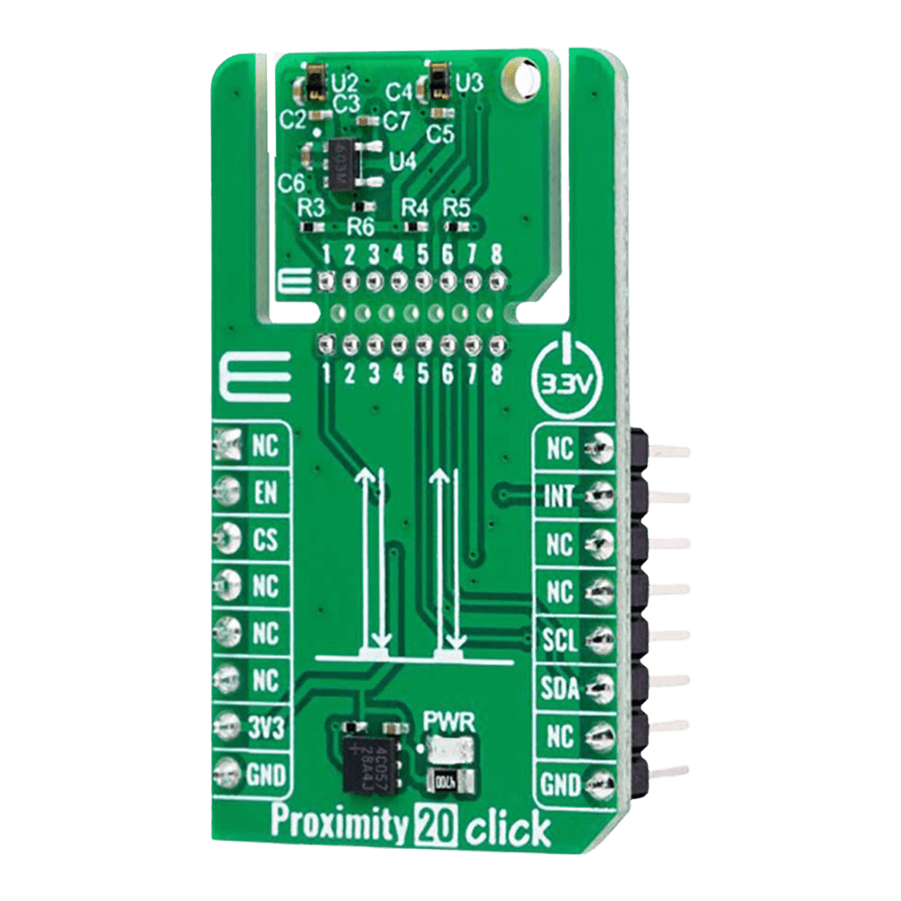 Mikroelektronika d.o.o. MIKROE-6243 Proximity 20 Click Board - The Debug Store UK