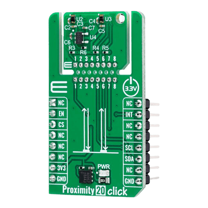 Mikroelektronika d.o.o. MIKROE-6243 Proximity 20 Click Board - The Debug Store UK