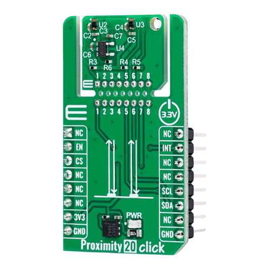 Mikroelektronika d.o.o. MIKROE-6243 Proximity 20 Click Board - The Debug Store UK