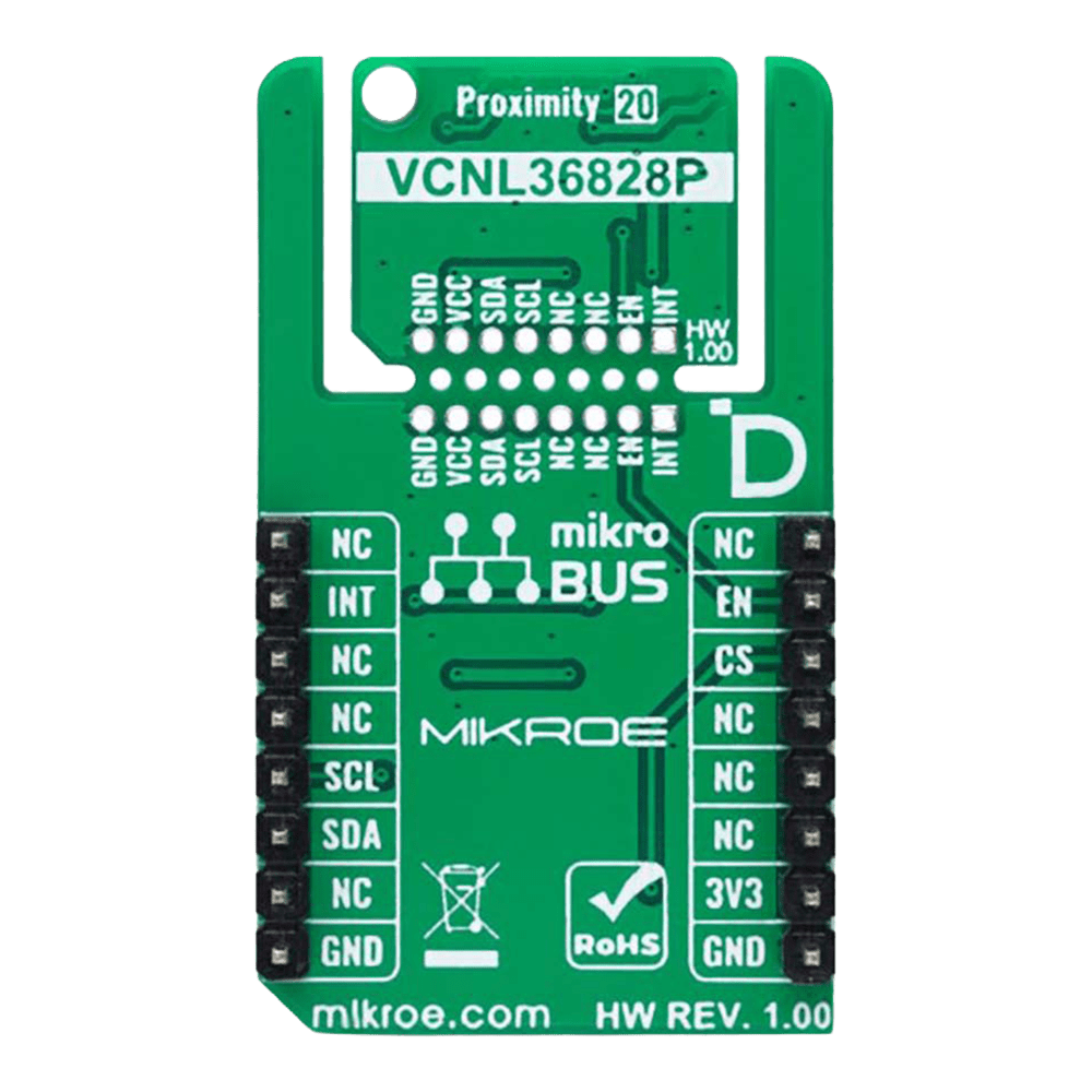 Mikroelektronika d.o.o. MIKROE-6243 Proximity 20 Click Board - The Debug Store UK