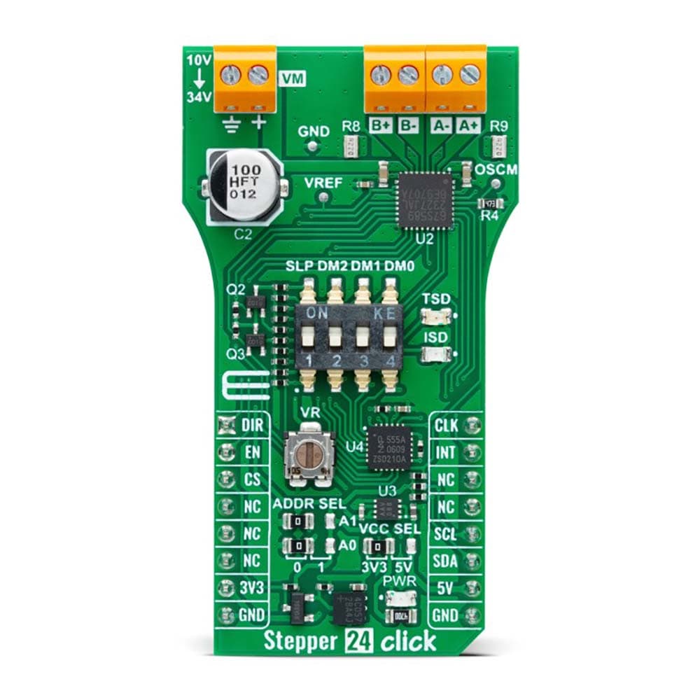 Mikroelektronika d.o.o. MIKROE-6254 Stepper 24 Click Board - The Debug Store UK