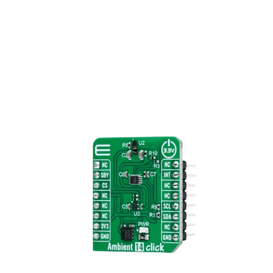 Mikroelektronika d.o.o. MIKROE-6255 Ambient 14 Click - High-Precision Light Sensor for Adaptive Lighting Systems - The Debug Store UK