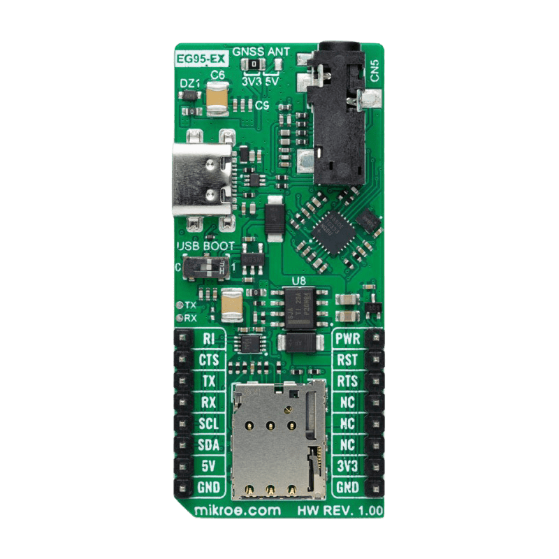 Mikroelektronika d.o.o. MIKROE-6256 LTE Cat.4 for Europe Click Board - The Debug Store UK