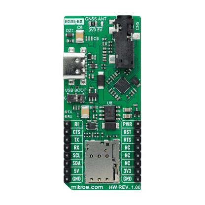 Mikroelektronika d.o.o. MIKROE-6256 LTE Cat.4 for Europe Click Board - The Debug Store UK