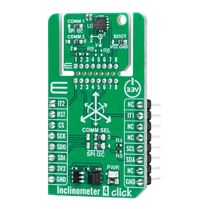 Mikroelektronika d.o.o. MIKROE-6259 Inclinometer 4 Click Board - The Debug Store UK