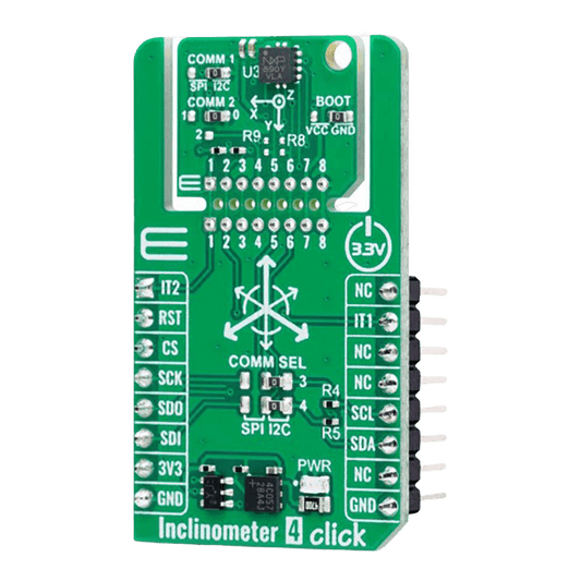 Mikroelektronika d.o.o. MIKROE-6259 Inclinometer 4 Click Board - The Debug Store UK