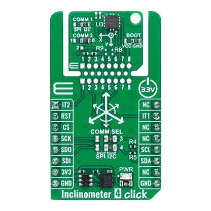 Mikroelektronika d.o.o. MIKROE-6259 Inclinometer 4 Click Board - The Debug Store UK