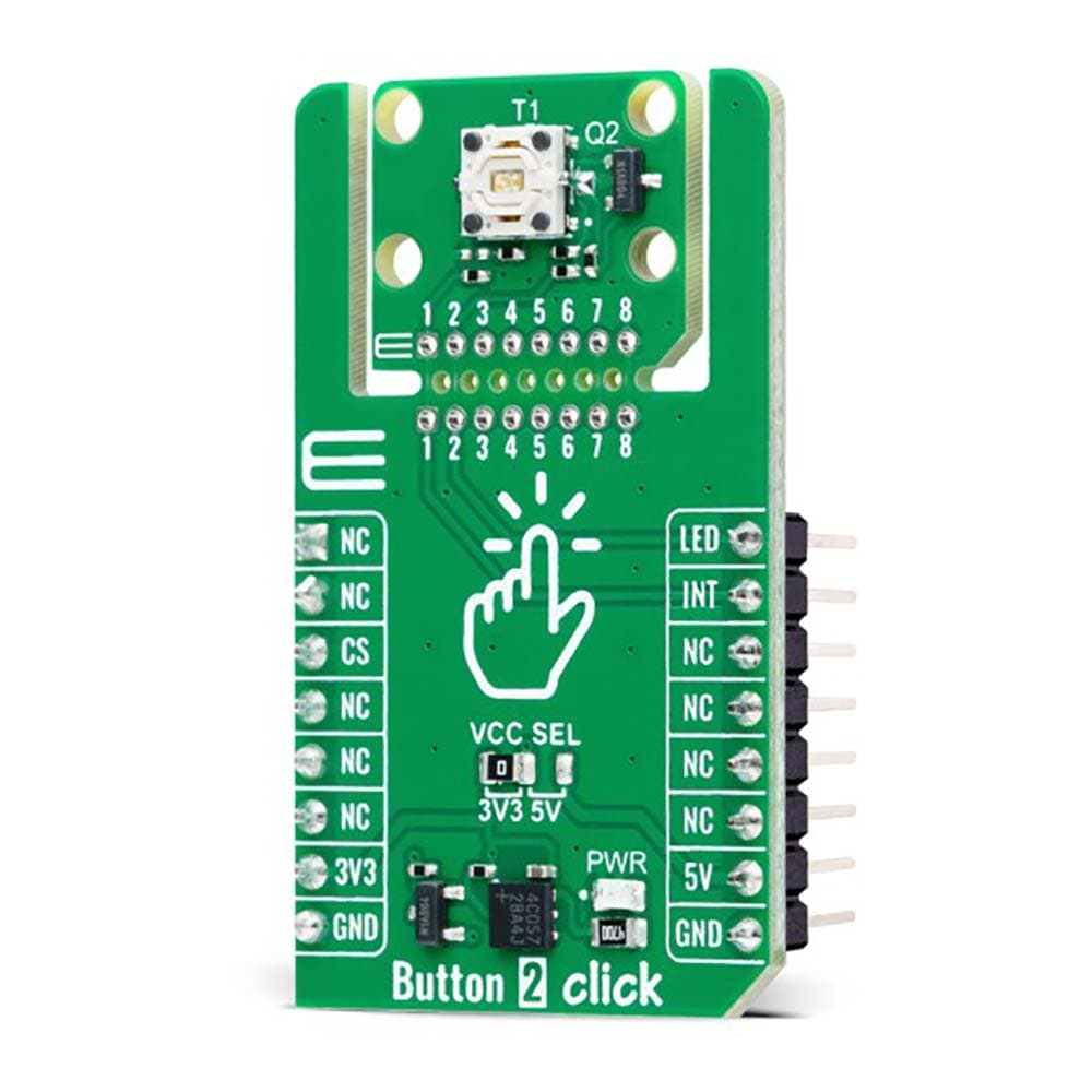 Mikroelektronika d.o.o. MIKROE-6275 Button 2 Click Board - The Debug Store UK