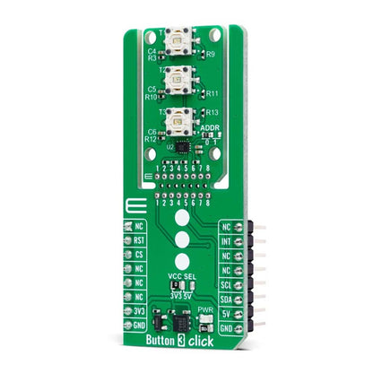 Mikroelektronika d.o.o. MIKROE-6276 Button 3 Click Board - The Debug Store UK