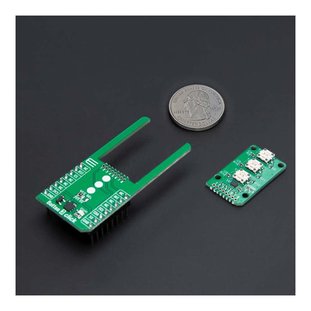 Mikroelektronika d.o.o. MIKROE-6276 Button 3 Click Board - The Debug Store UK