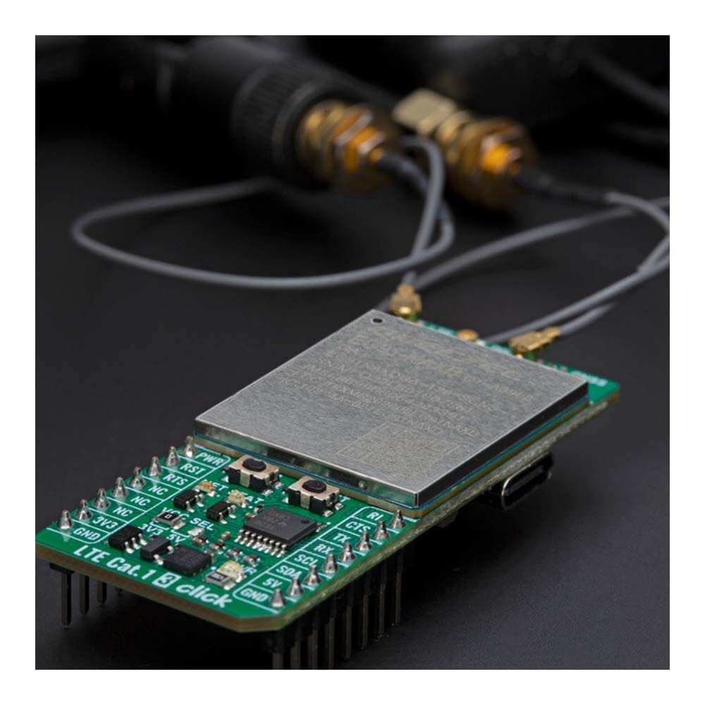 Mikroelektronika d.o.o. MIKROE-6277 LTE CAT.1 3 4G Modem Click Board (North America) - The Debug Store UK