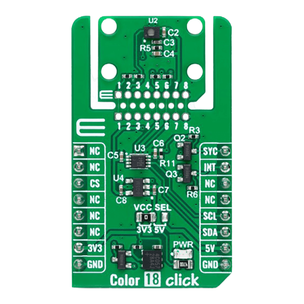 Mikroelektronika d.o.o. MIKROE-6284 Color 18 Click Board - The Debug Store UK