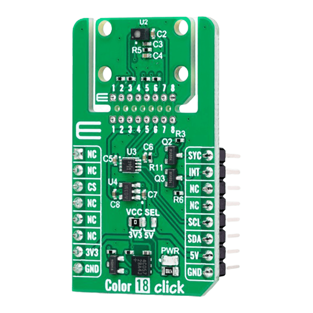 Mikroelektronika d.o.o. MIKROE-6284 Color 18 Click Board - The Debug Store UK