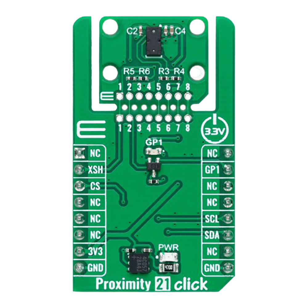 Mikroelektronika d.o.o. MIKROE-6286 Proximity 21 Click Board™ - The Debug Store UK