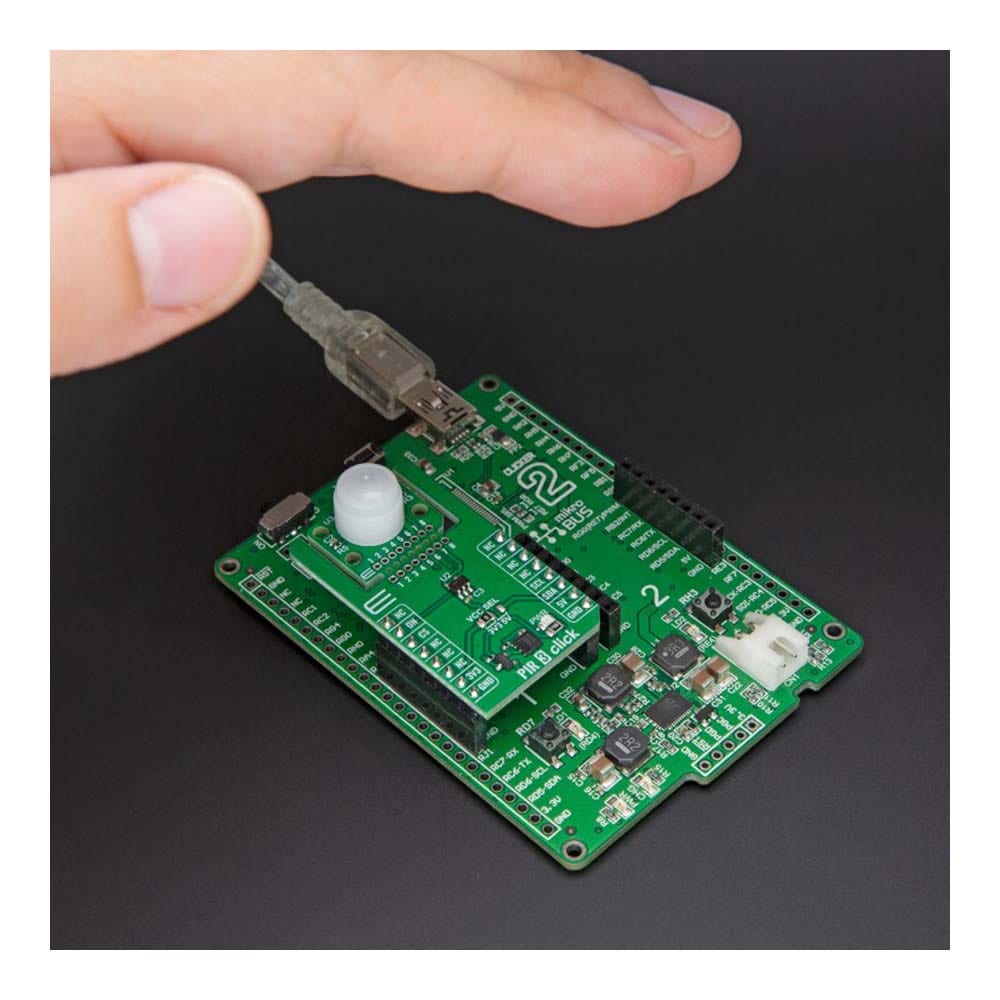 Mikroelektronika d.o.o. MIKROE-6290 PIR 3 Click Board PIR Detector with Excellent EMI Immunity - The Debug Store UK