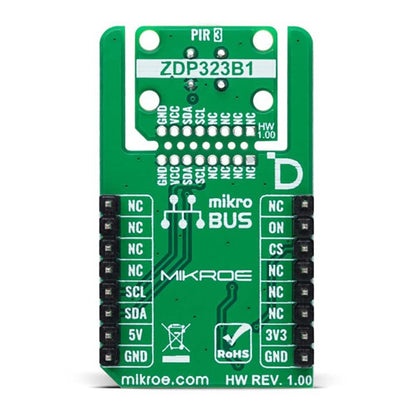 Mikroelektronika d.o.o. MIKROE-6290 PIR 3 Click Board PIR Detector with Excellent EMI Immunity - The Debug Store UK