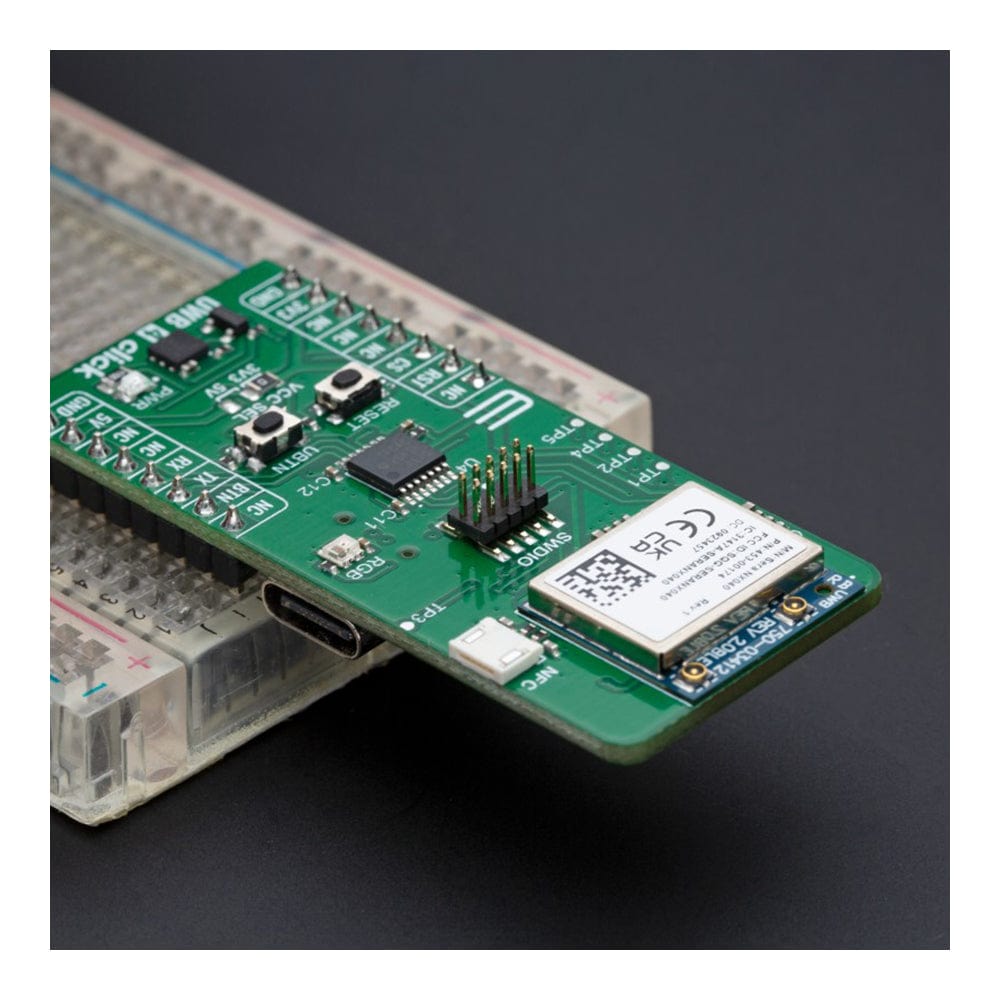 Mikroelektronika d.o.o. MIKROE-6305 UWB 4 Click Board™ UWB 4 Click Board™: Ultra-Wideband Precision Positioning and Communication Module - The Debug Store UK