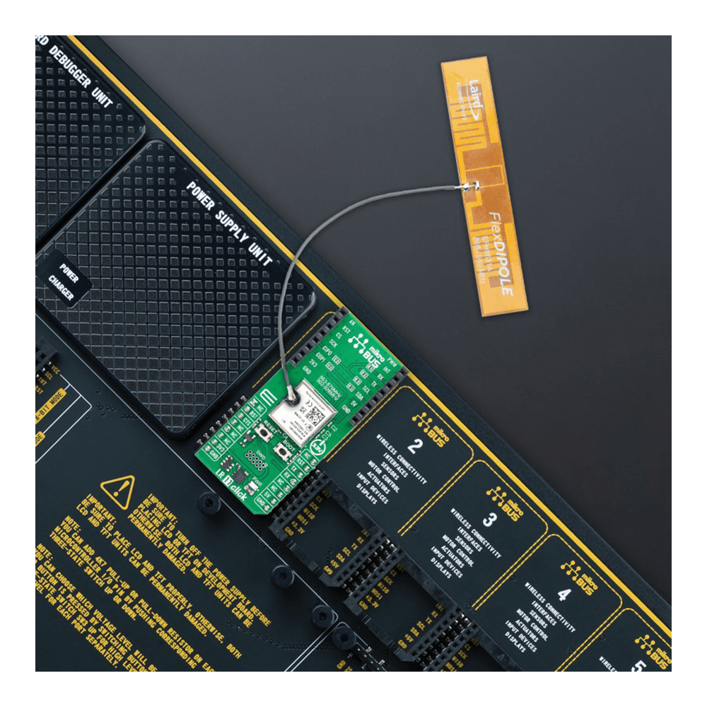 Mikroelektronika d.o.o. MIKROE-6318 LR 11 868MHz Click Board™ - The Debug Store UK