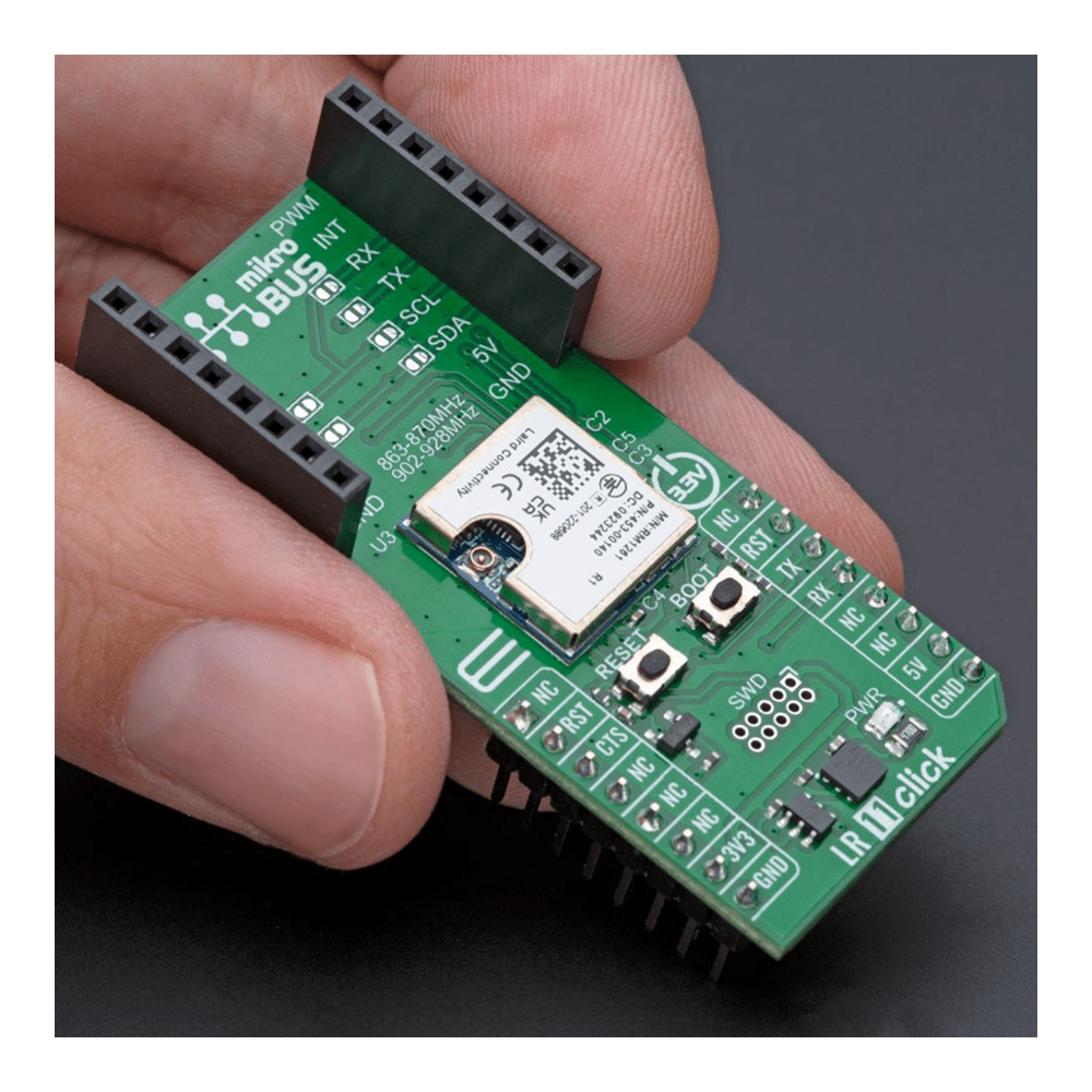 Mikroelektronika d.o.o. MIKROE-6318 LR 11 868MHz Click Board™ - The Debug Store UK