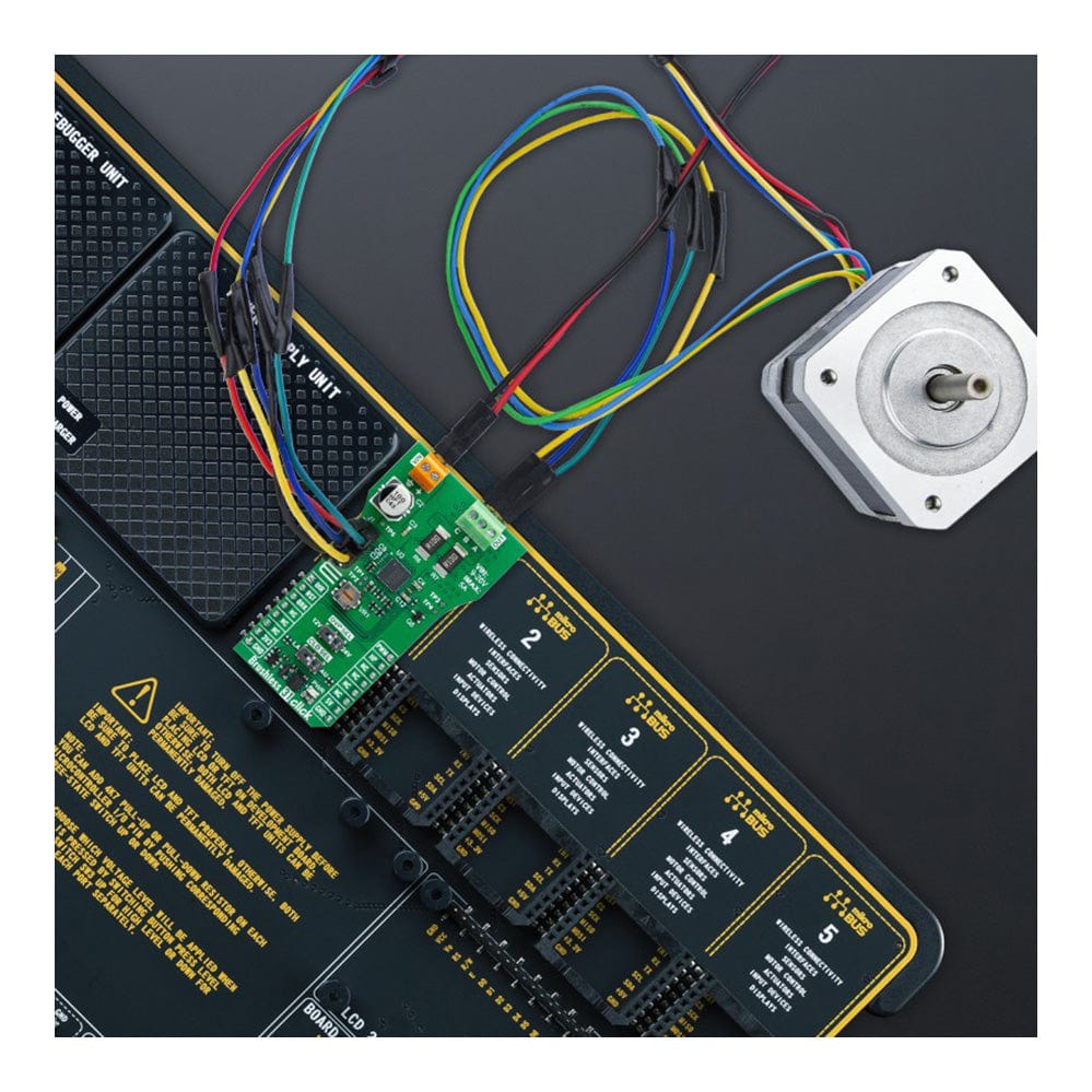 Mikroelektronika d.o.o. MIKROE-6348 Brushless 31 Click Board™ - Advanced Brushless Motor Controller for Precision Applications - The Debug Store UK