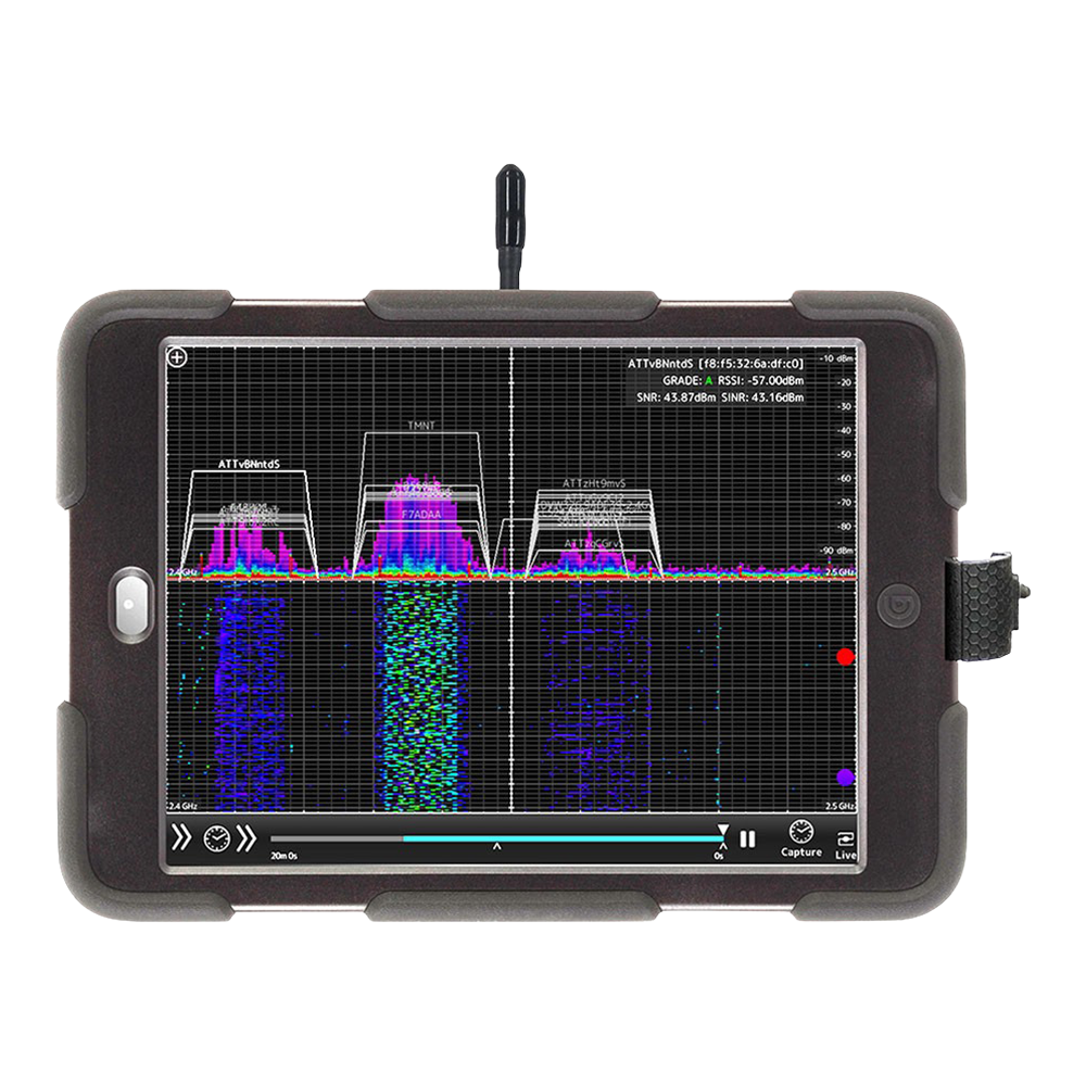 Oscium OSC2500 OSCIUM WiPry 2500x Dual-Band Wi-Fi Spectrum Analyzer for iOS, Android, PC & Mac - The Debug Store UK