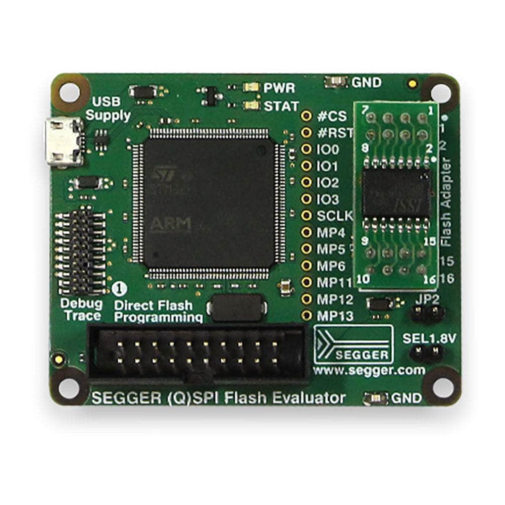 SEGGER Microcontroller GmbH 6.40.00 SQSPI Flash Evaluator Board - The Debug Store UK