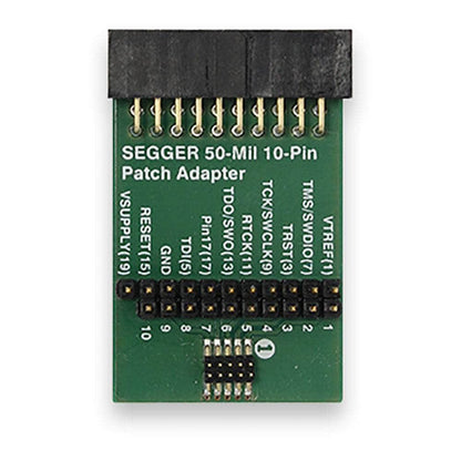 SEGGER Microcontroller GmbH 8.06.28 50-Mil 10-Pin Patch Adapter - The Debug Store UK